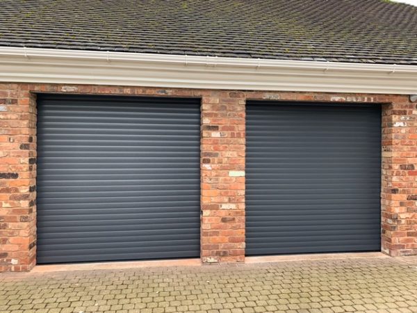 double roller shutter garage doors