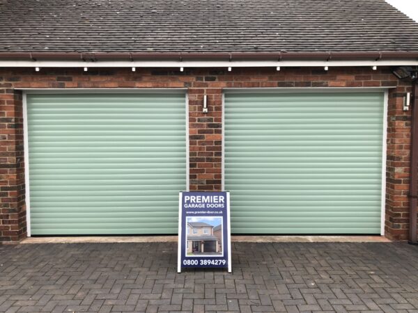 chartwell green garage doors